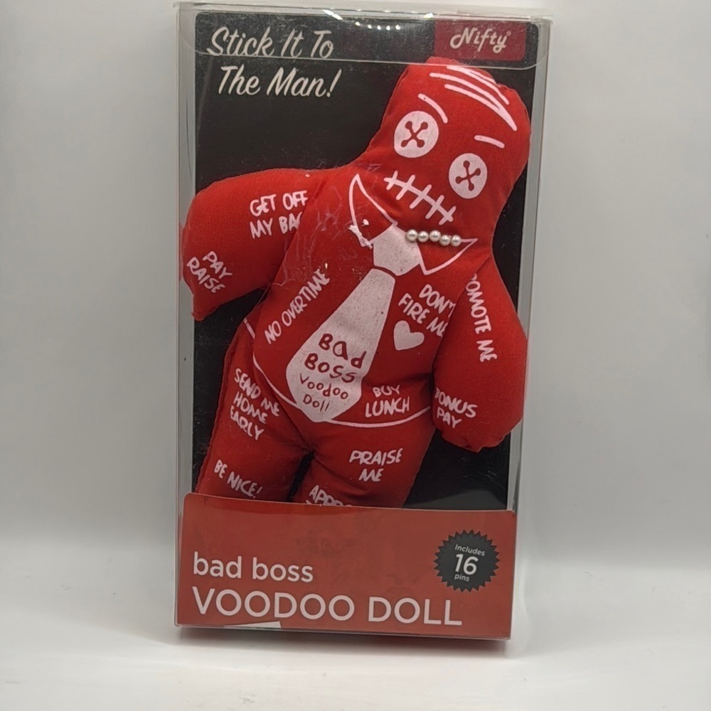 Nifty Red Bad Boss Voodoo Doll